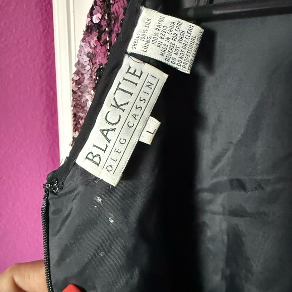 Oleg Cassini Multicolor Sequin Women's Blouse - Picture 6 of 6